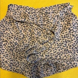 Aerie Animal Print High-Waisted Shorts